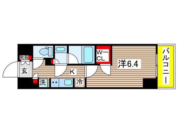 コンフォリア森下リバーサイドの物件間取画像